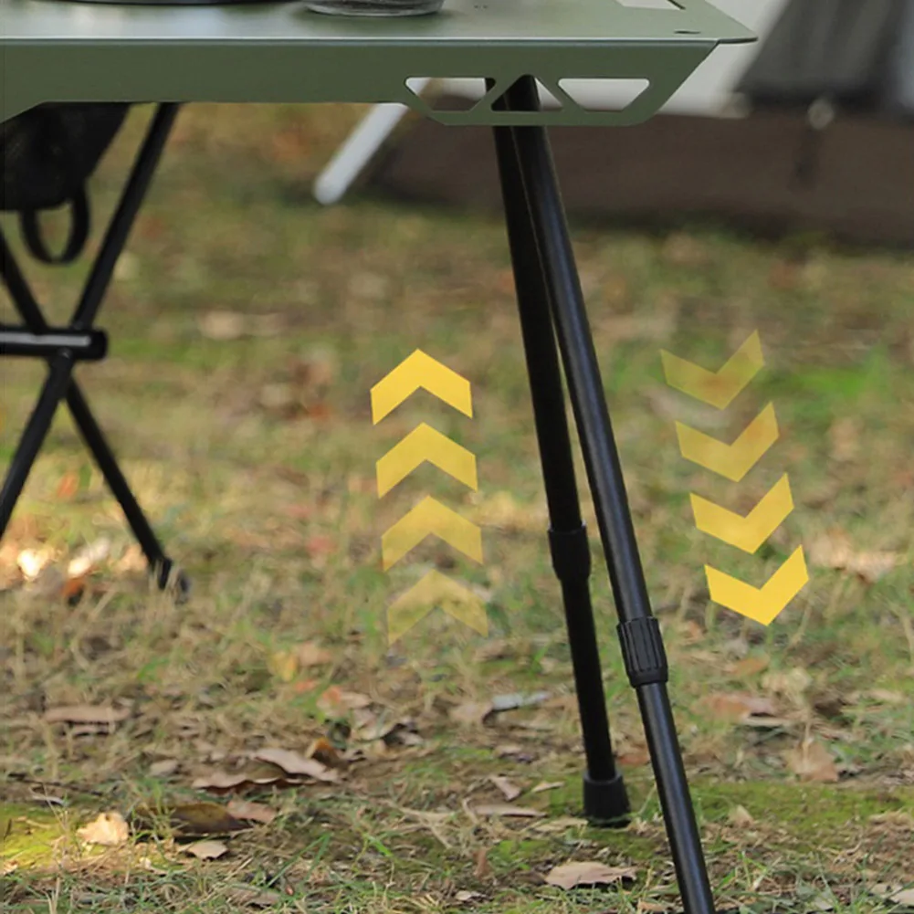 Outdoor Furniture Diy - Folding Camping Table Legs Adjustable Height