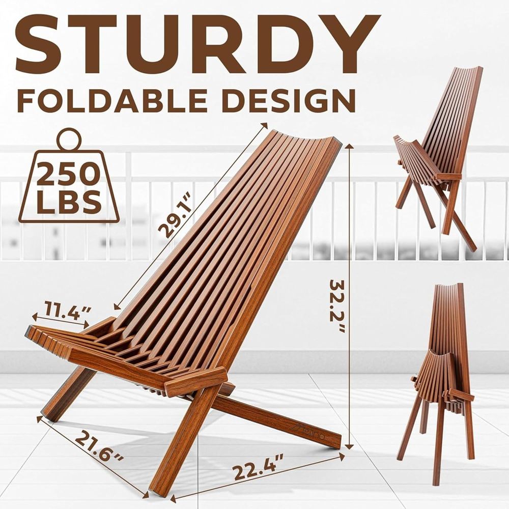 2-Pack Wooden olding Tamarack  - đánh giá và giá Outdoor Furniture Diy