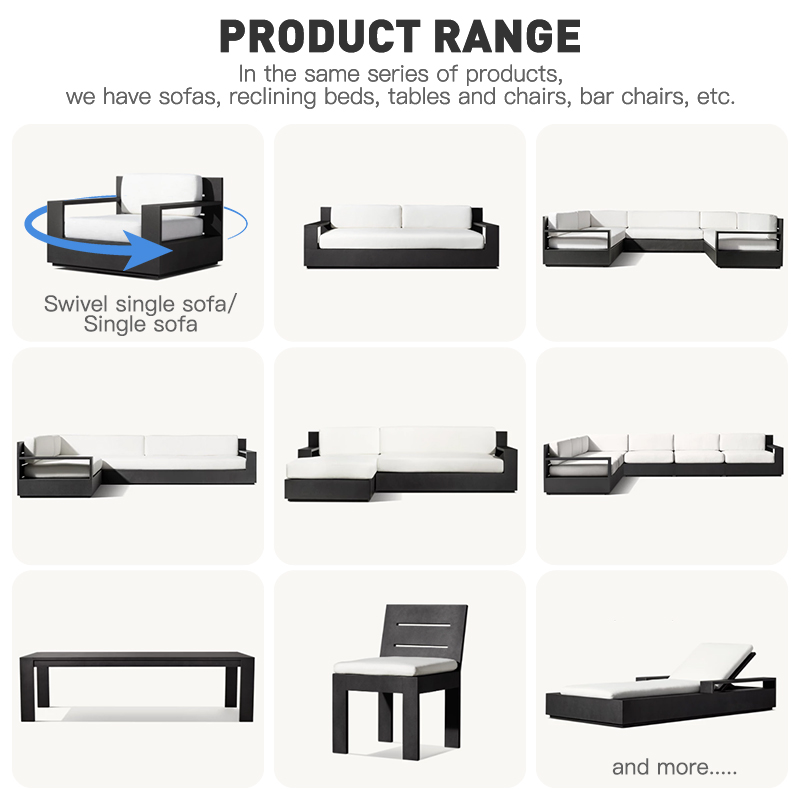 Modern Durable Aluminum Garden - đánh giá và giá Outdoor Furniture Luxury
