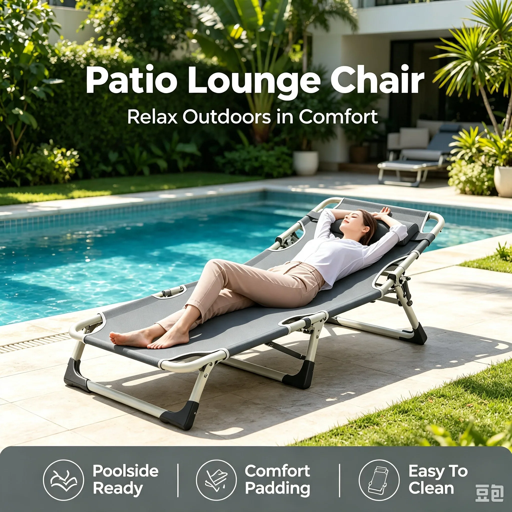 Office Lunch Nap Folding Loung - đánh giá và giá Outdoor Daybed Furniture