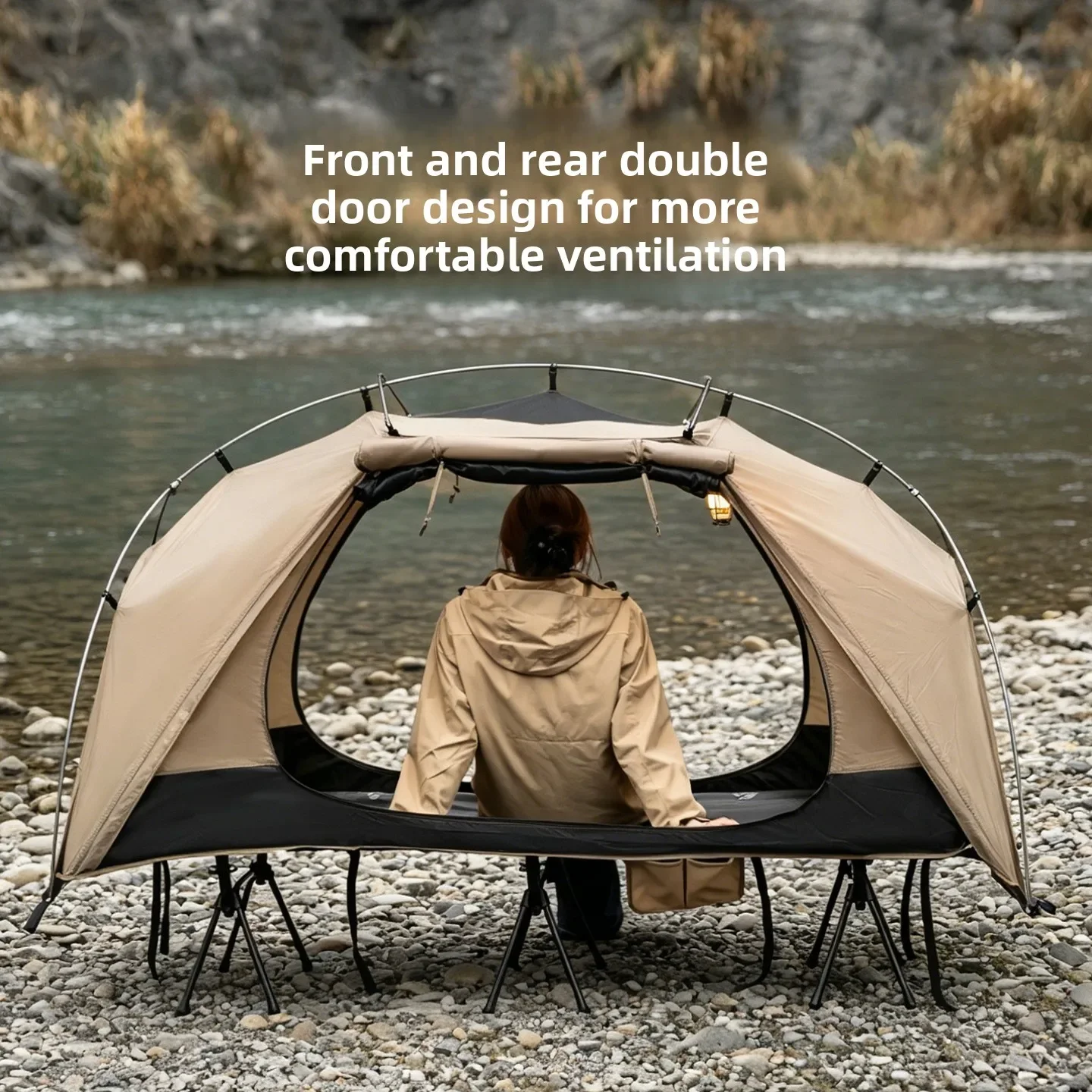 MOUNTAINHIKER Outdoor Camp Bed - đánh giá và giá Outdoor Daybed Furniture