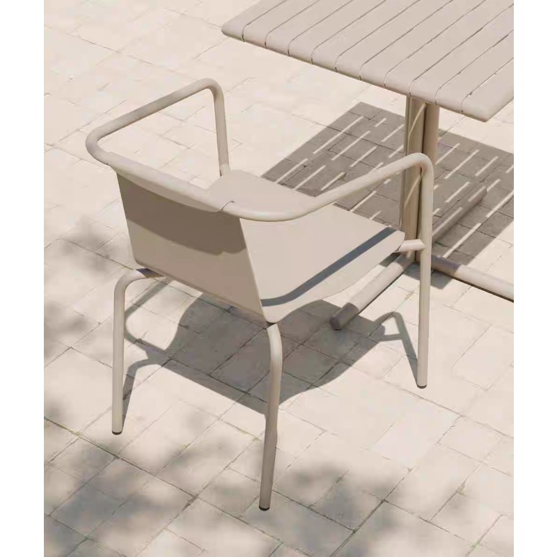 Scandinavian Patio Set Long Ta - đánh giá và giá Outdoor Furniture Metal Chairs