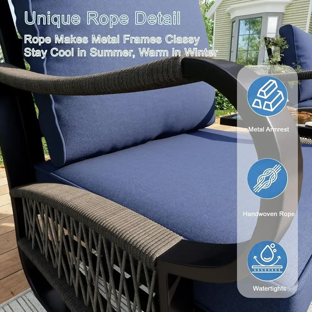 4-Piece Outdoor Metal Patio Fu - đánh giá và giá Outdoor Furniture Metal Chairs