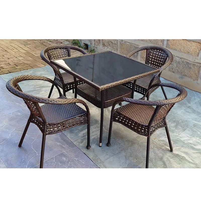 Outdoor rattan tables and chai - đánh giá và giá Outdoor Furniture Metal