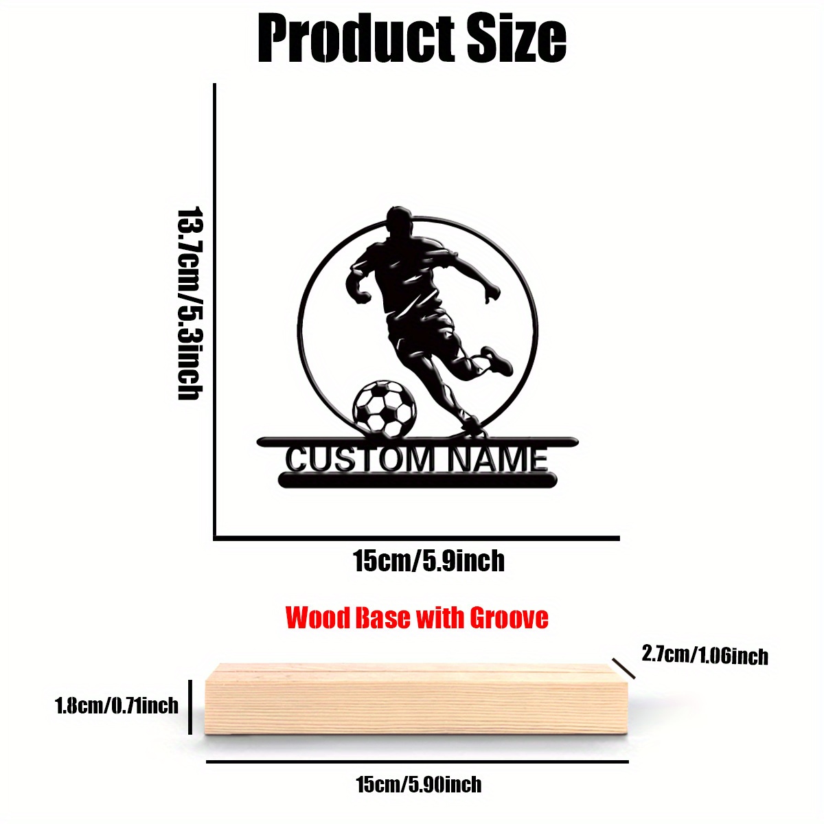Custom Soccer Player Metal Sta - đánh giá và giá Outdoor Furniture Wood