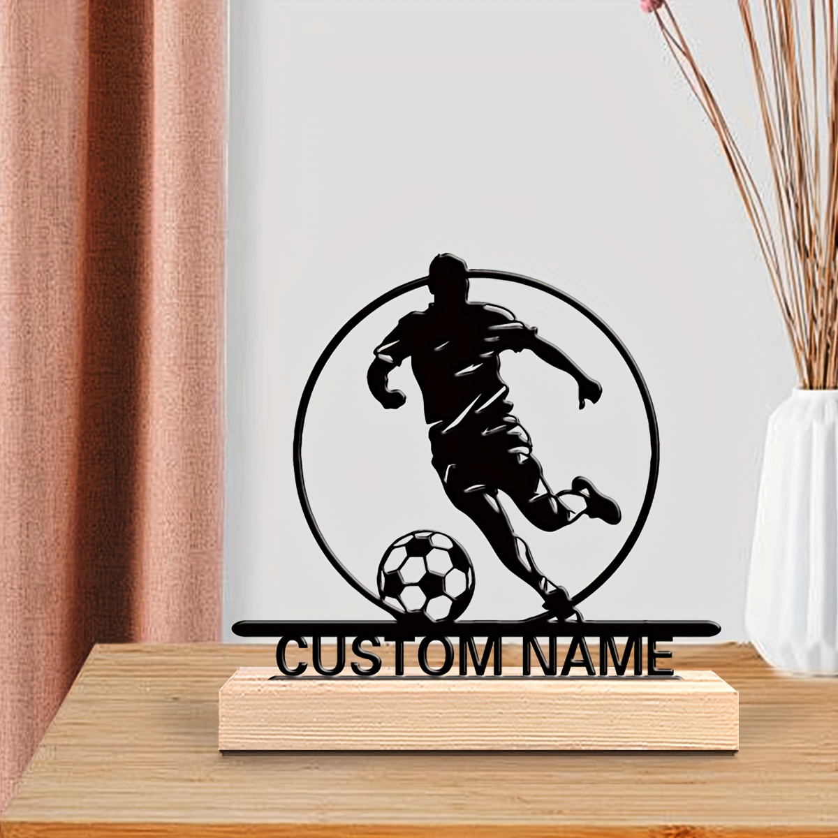 Custom Soccer Player Metal Sta - đánh giá và giá Outdoor Furniture Wood
