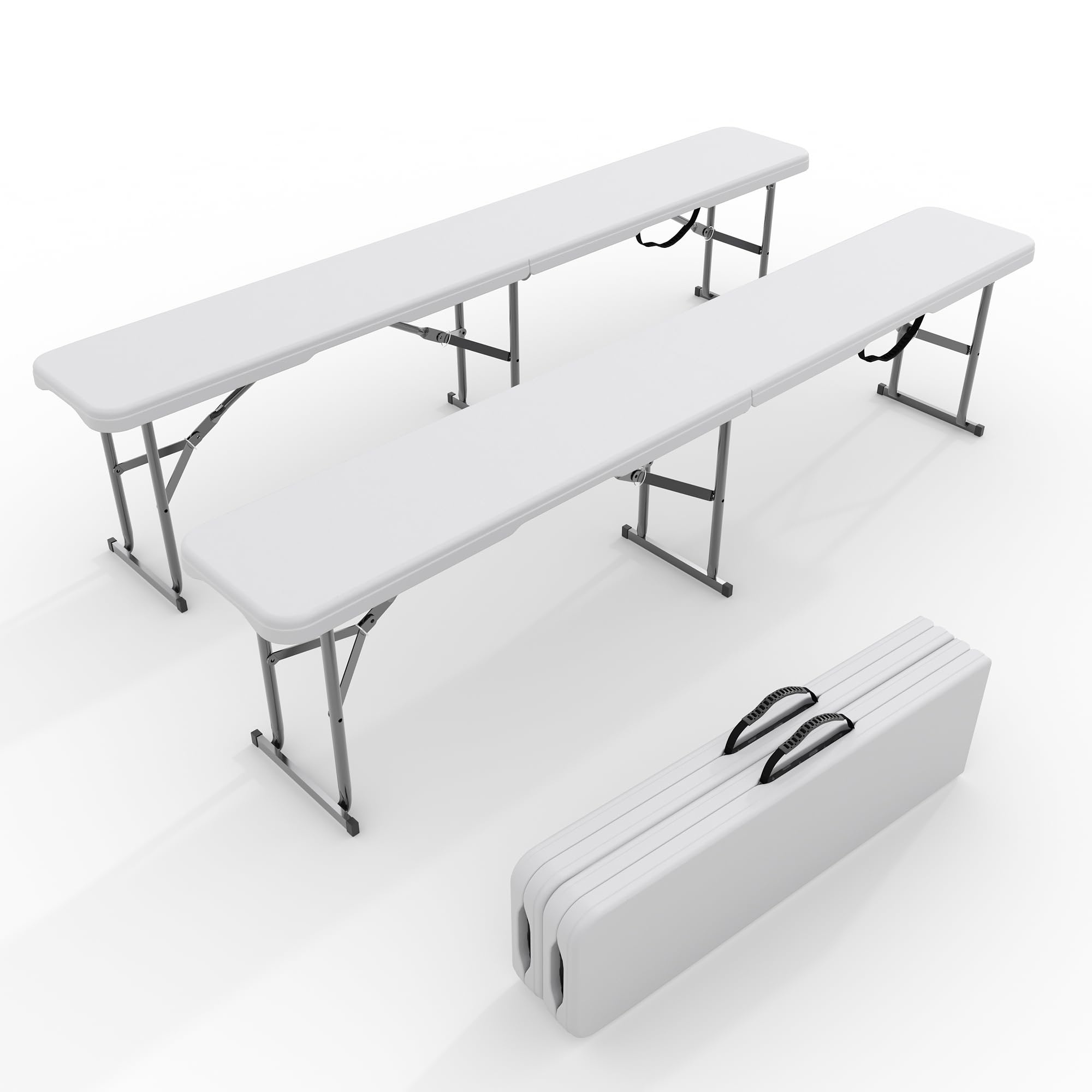 2-Pack 6ft Folding Outdoor Ben - đánh giá và giá Outdoor Furniture Diy