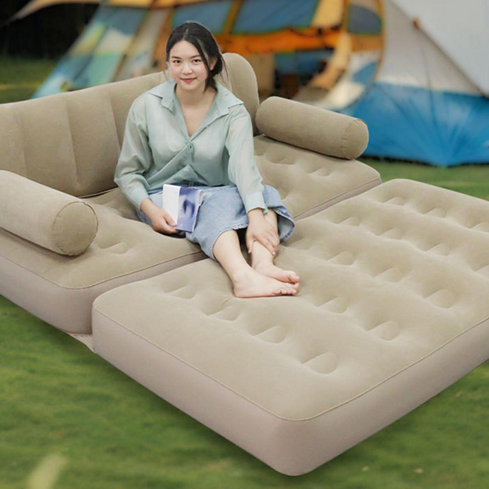 Air Sofa With Air Pump Folding - đánh giá và giá Outdoor Daybed Furniture