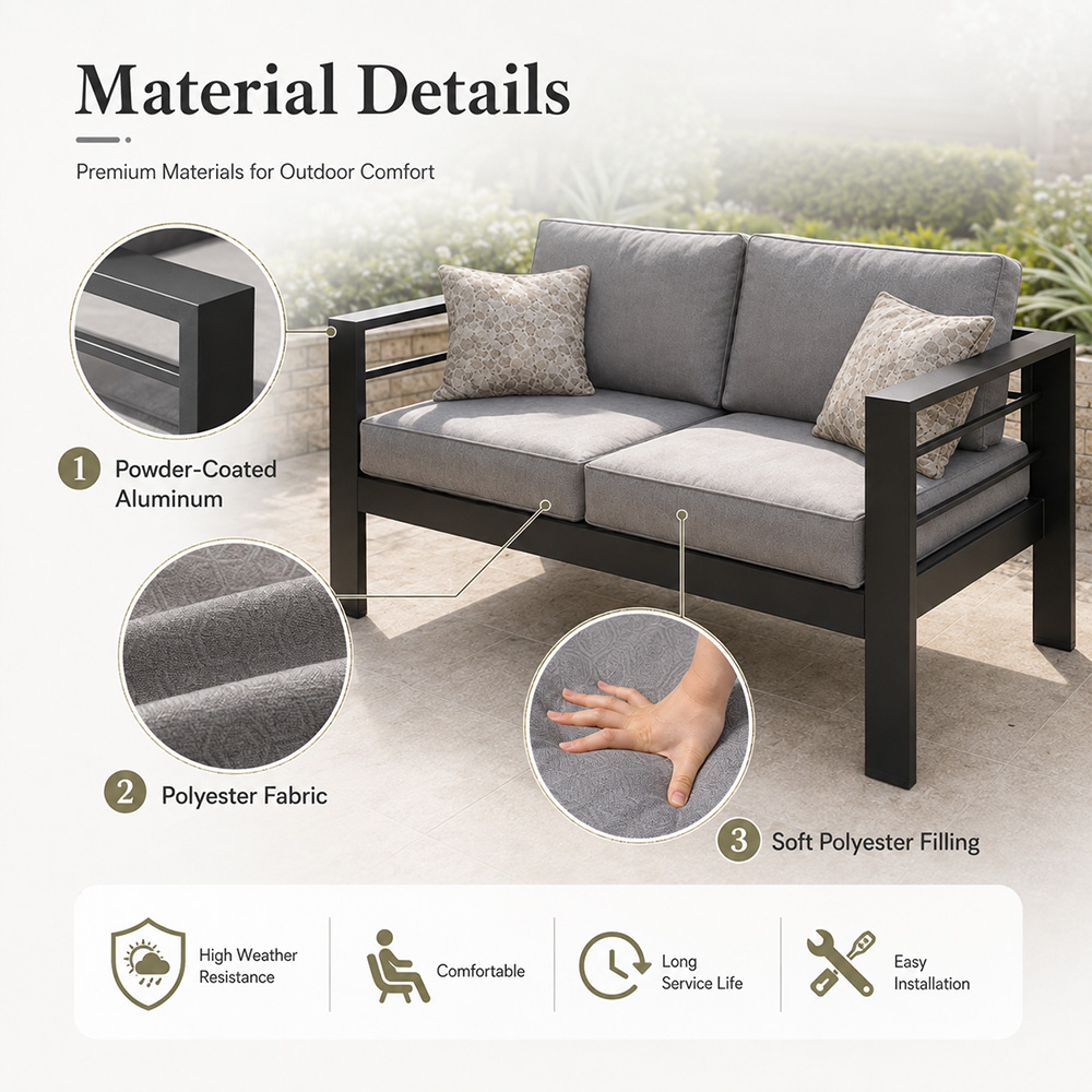 Modern Luxury Aluminum Outdoor - đánh giá và giá Outdoor Furniture Luxury