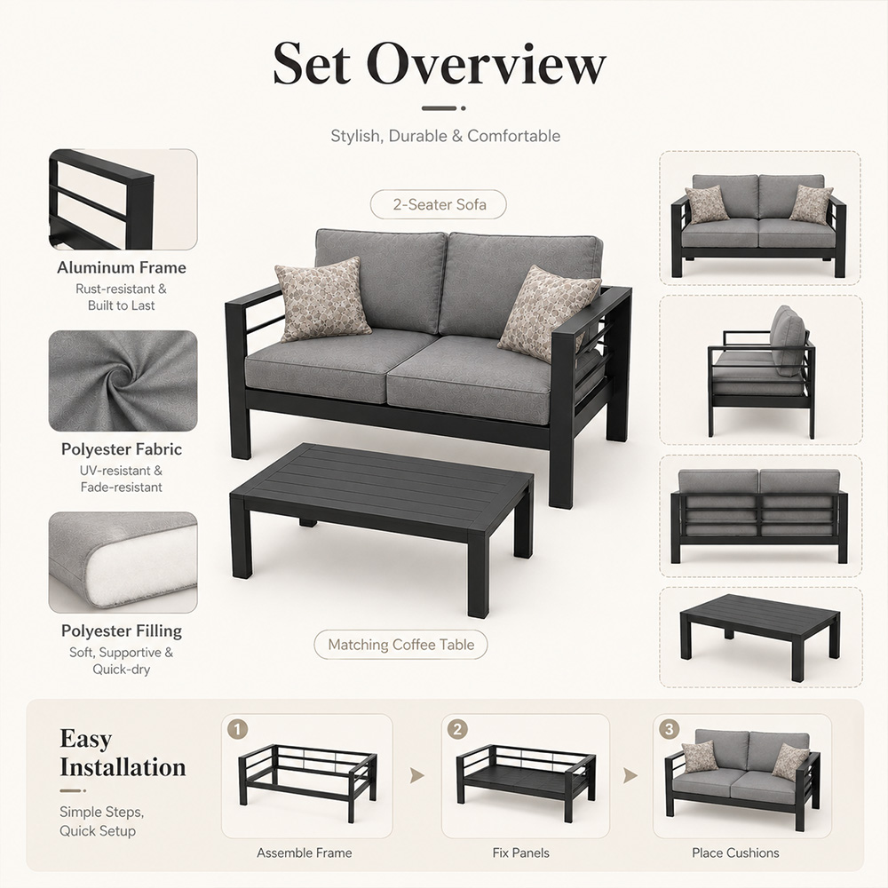 Modern Luxury Aluminum Outdoor - đánh giá và giá Outdoor Furniture Luxury