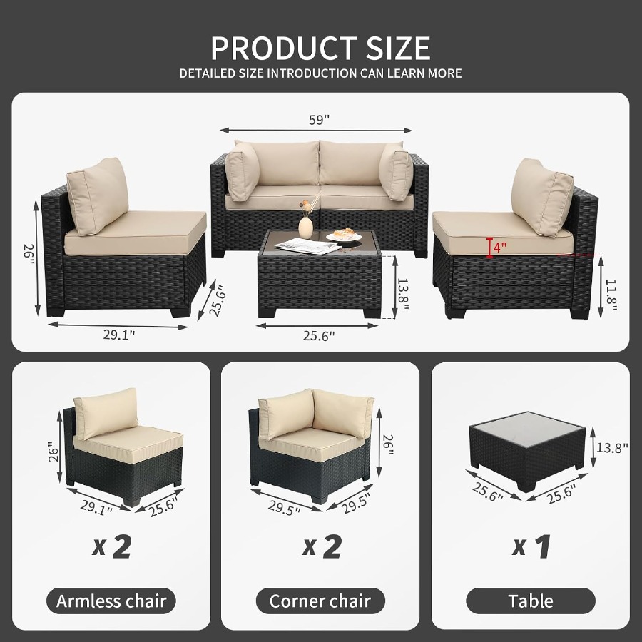 Outdoor 5 Pcs Patio Furniture  - đánh giá và giá Outdoor Furniture Metal Chairs