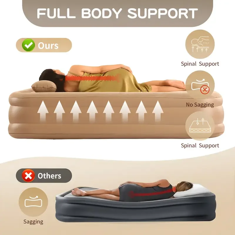Interior Air Mattress Glamping - đánh giá và giá Outdoor Furniture Luxury
