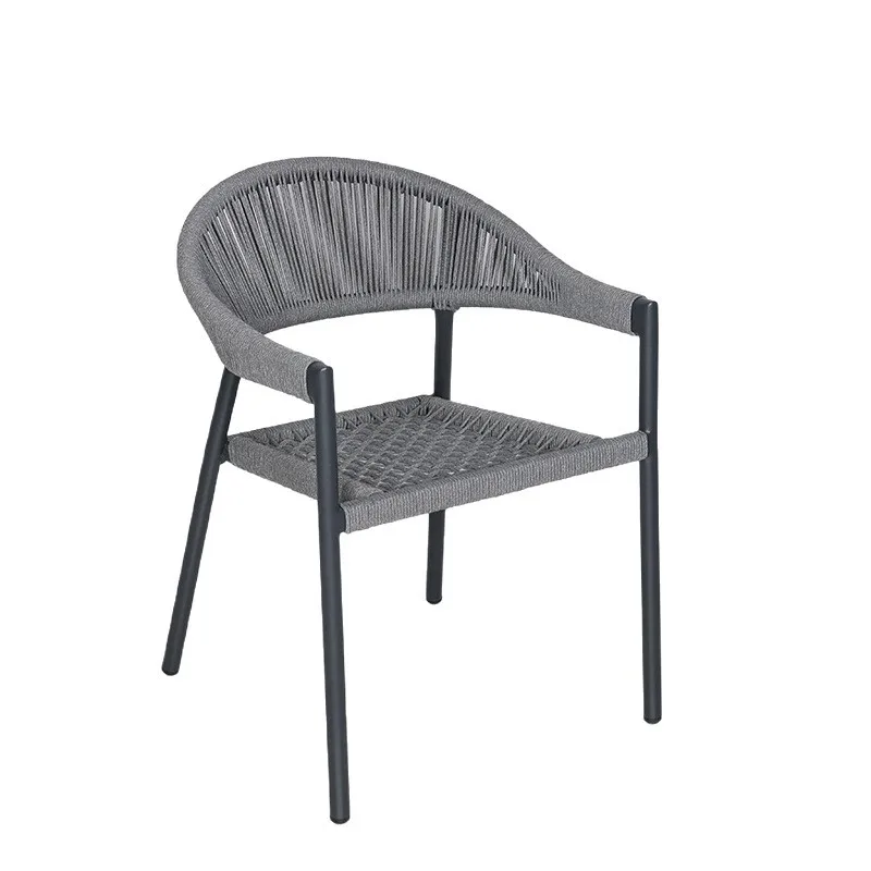 Rattan Dining Chair with Armre - đánh giá và giá Outdoor Furniture Metal Chairs