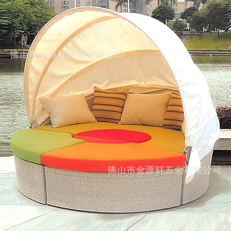 Round Rattan Outdoor Daybed Pa - đánh giá và giá Outdoor Daybed Furniture