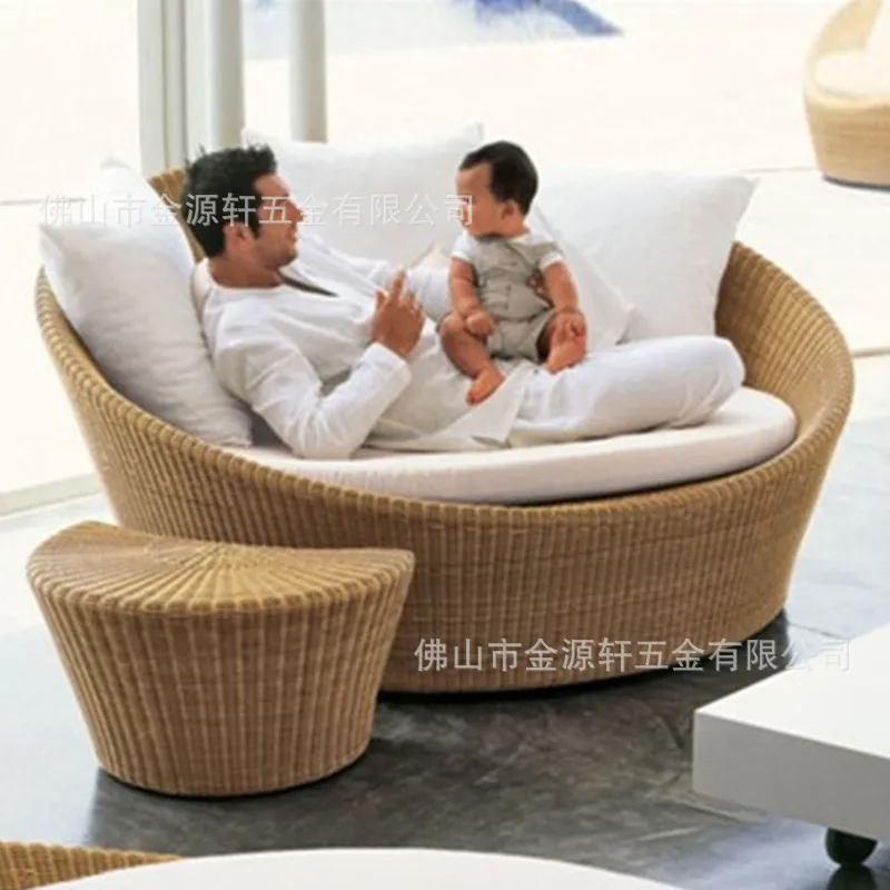 Round Rattan Outdoor Daybed Pa - đánh giá và giá Outdoor Daybed Furniture